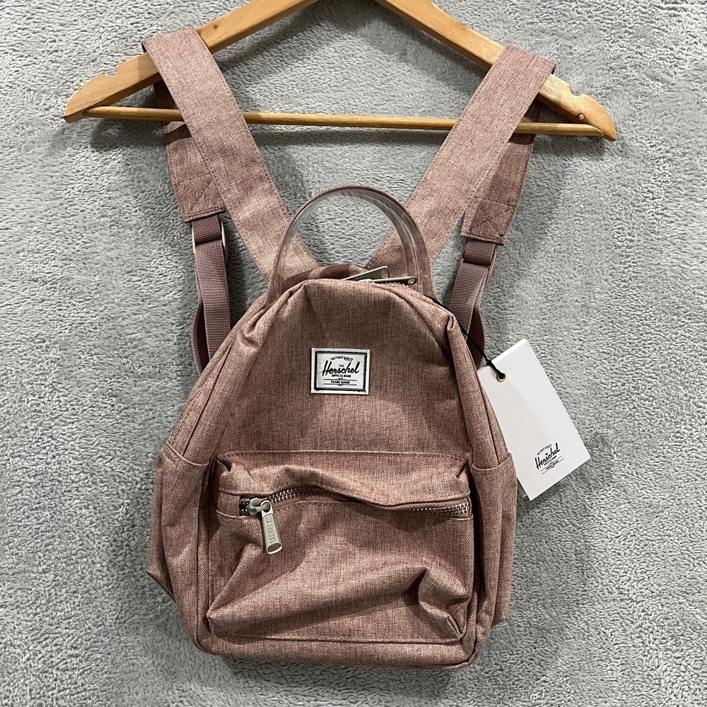 Herschel Supply Nova Mini Backpack Bag Ash Rose Pink 9L NEW
